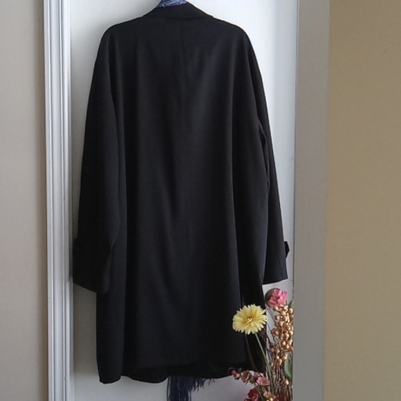 Pronto Uomo | Mens Black Italian Trench Coat - Picture 10 of 10